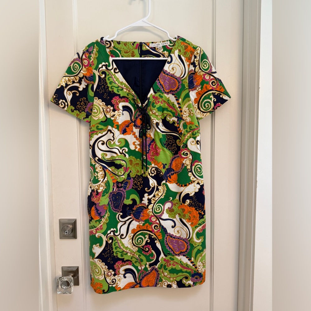Trina Turk Multicolor Paisley Dress